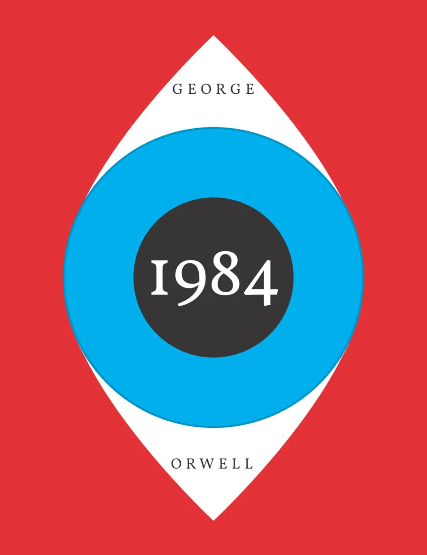 1984 Book Cover Eye