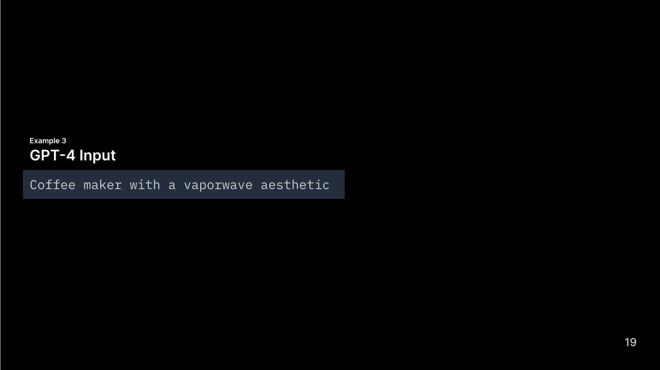 Coffee maker with vaporwave aesthetic