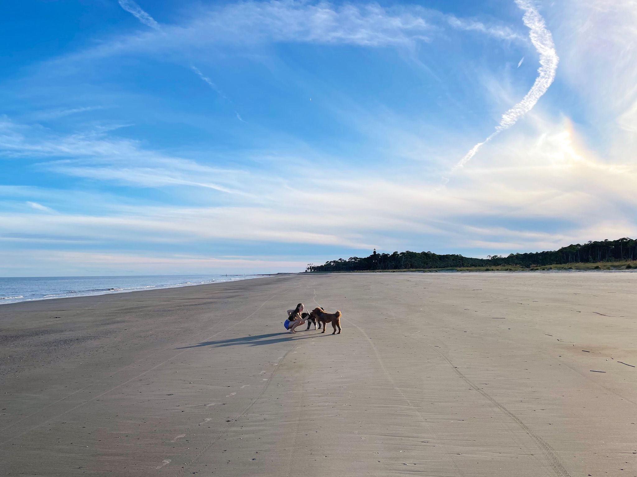 Hunting Island beach scene