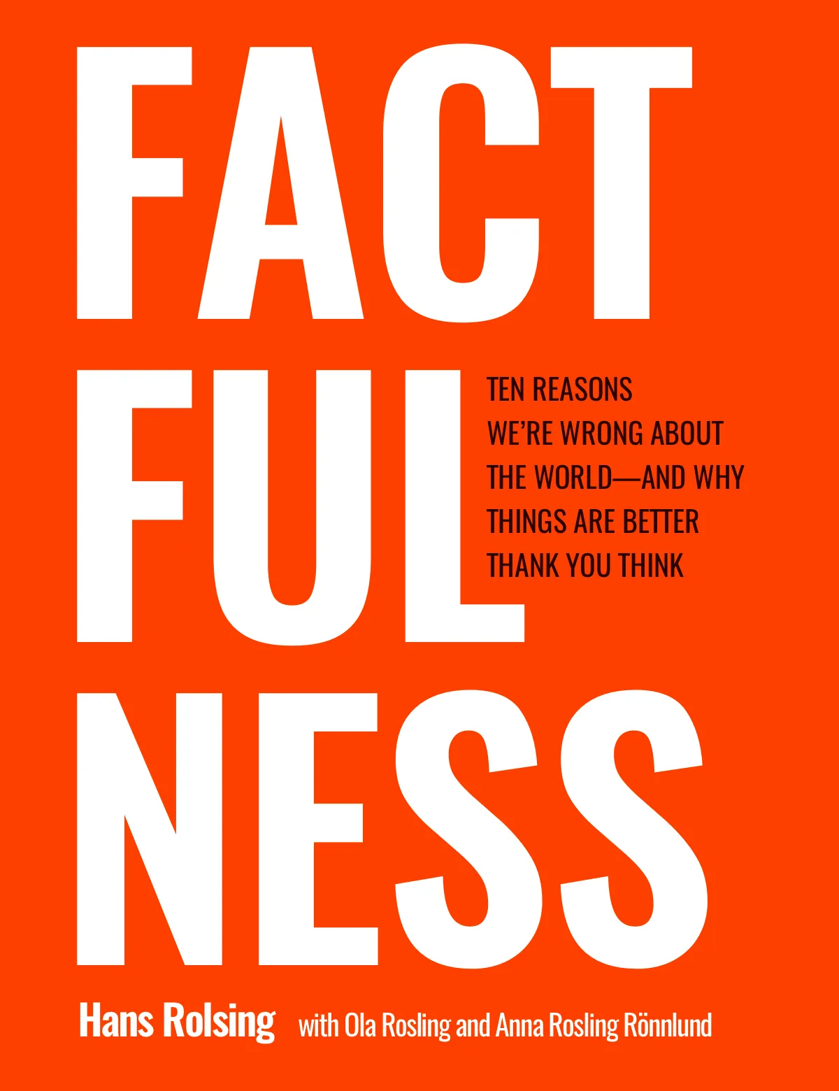 Factfulness Book Cover