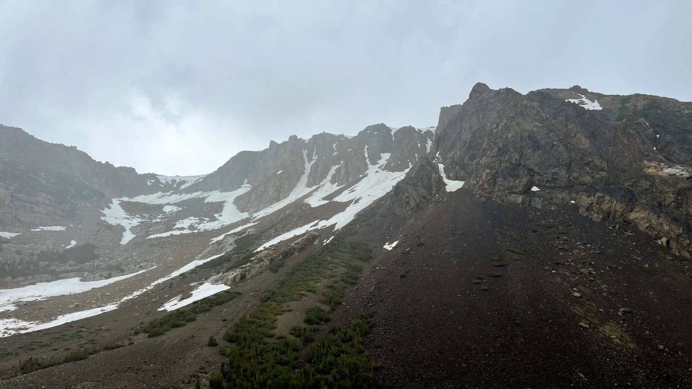 One of the slopes of Mount Dana from Tioga Pass Road on the eastern side of the park.