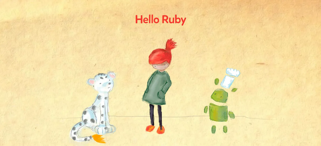 Hello Ruby Hero Art