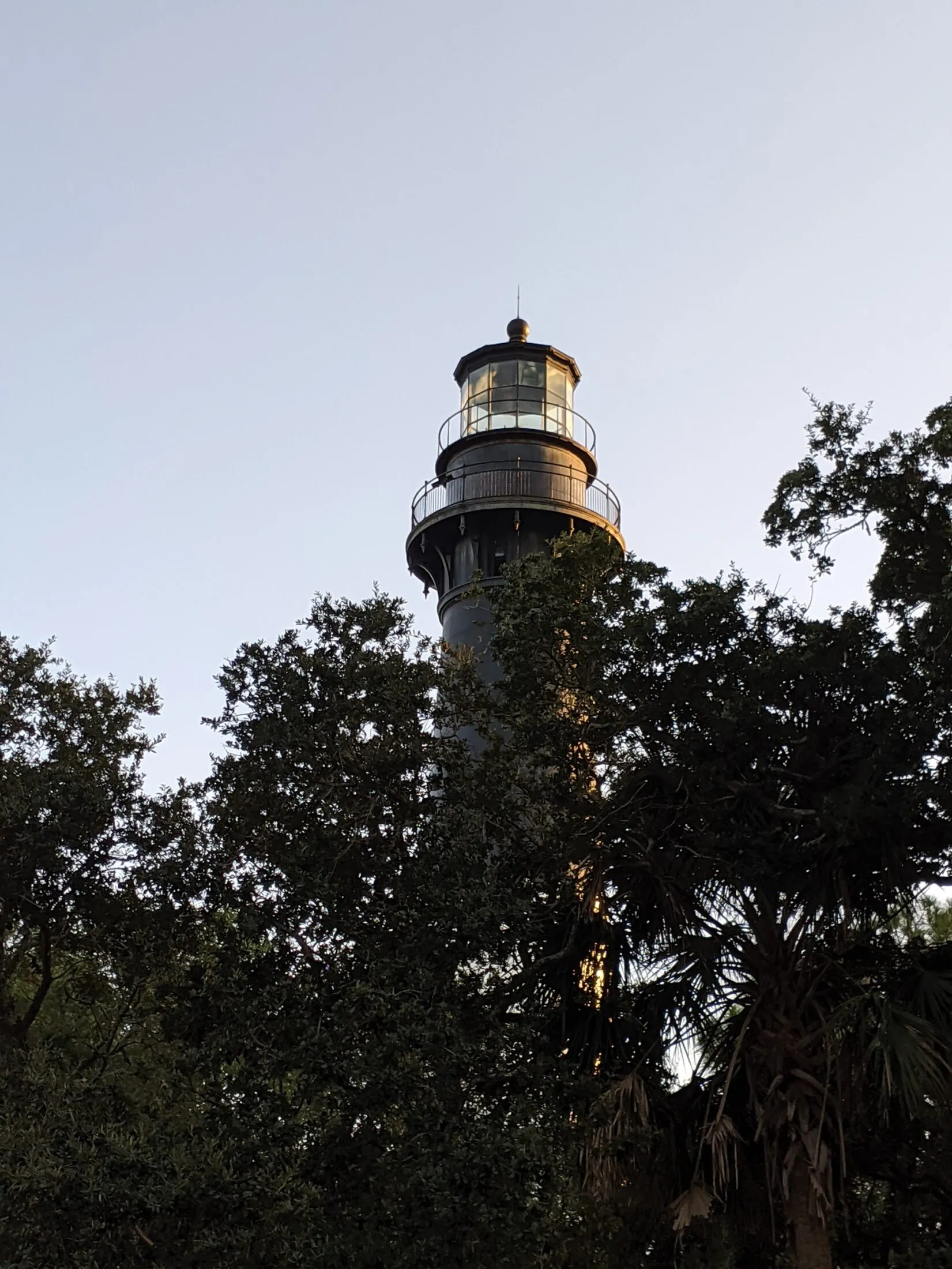 Hunting Island lighthouse.
