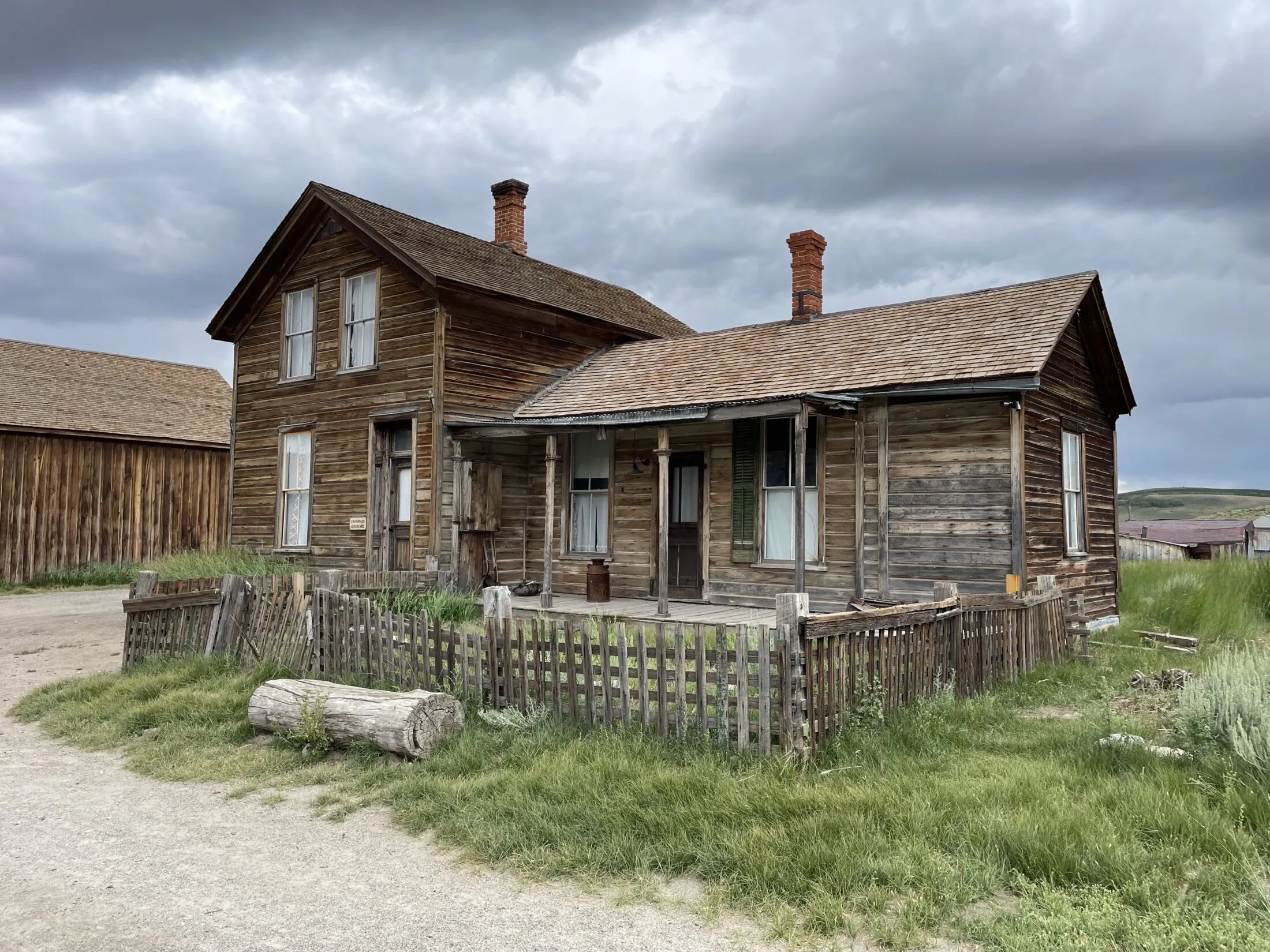 An old house in Bodie.