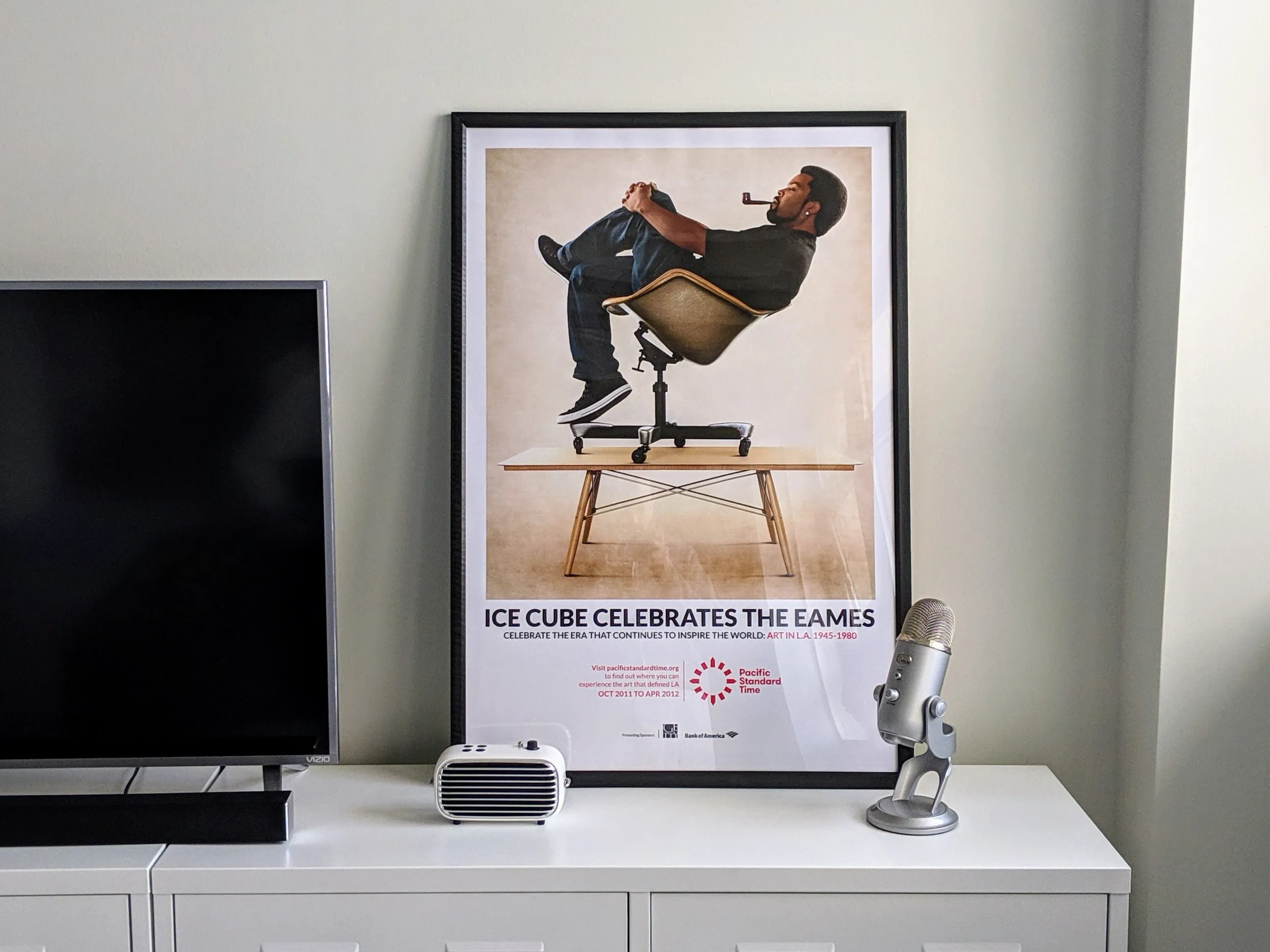 Ice Cube Celebrates the Eames Poster