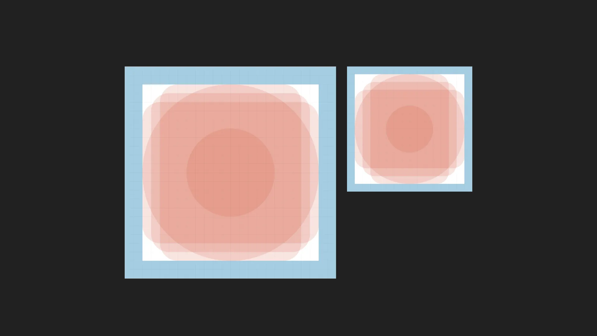 Keyshapes used for this icon set.