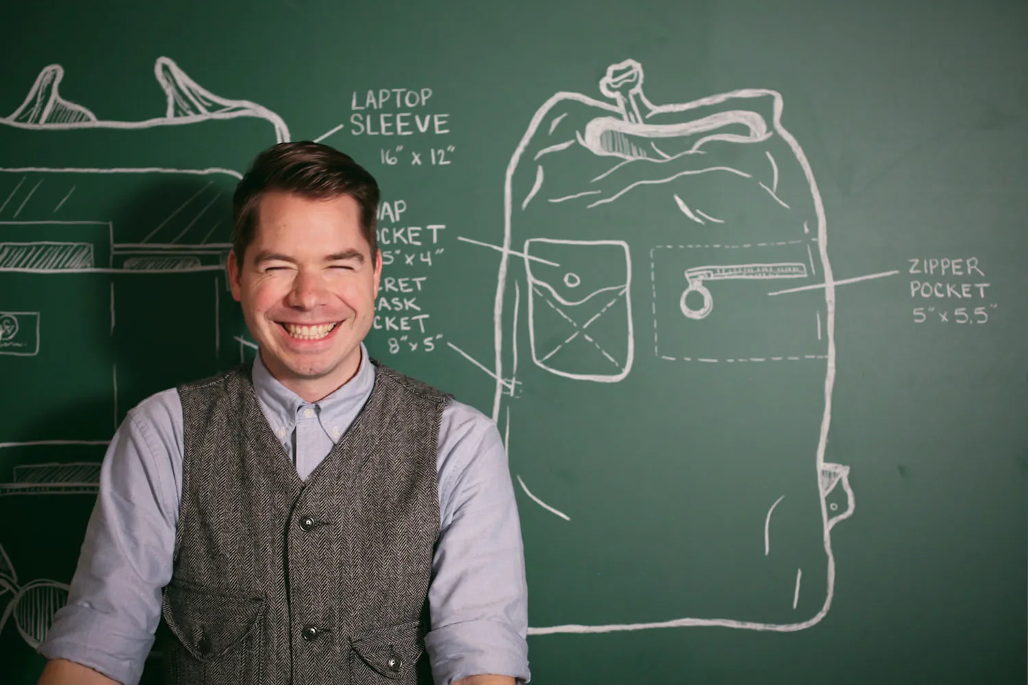 Jacob Hinmon Backpack Sketch