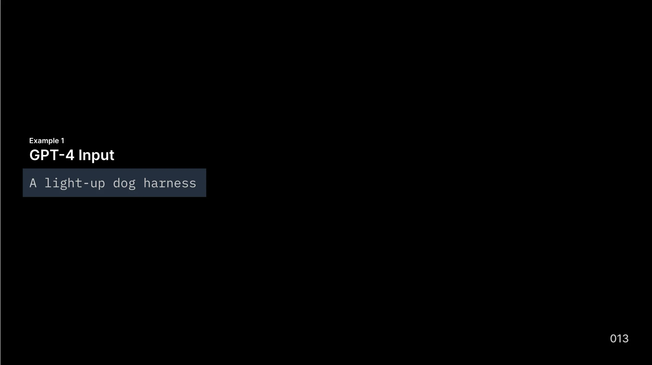 A light-up dog harness
