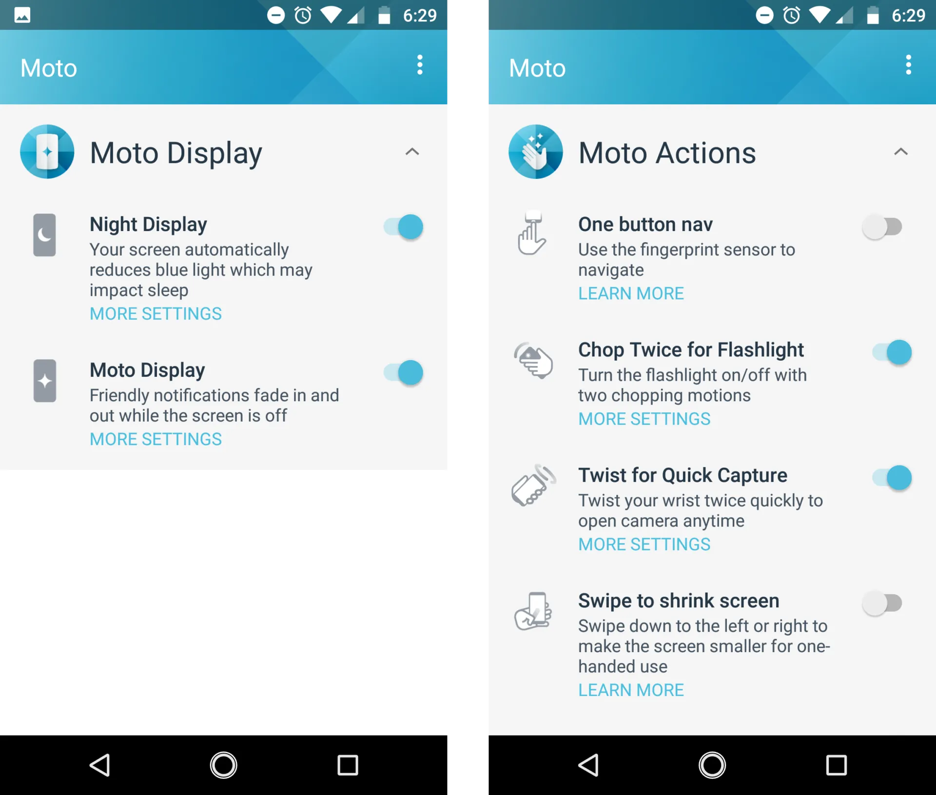 Moto Actions for the Moto G5s Plus