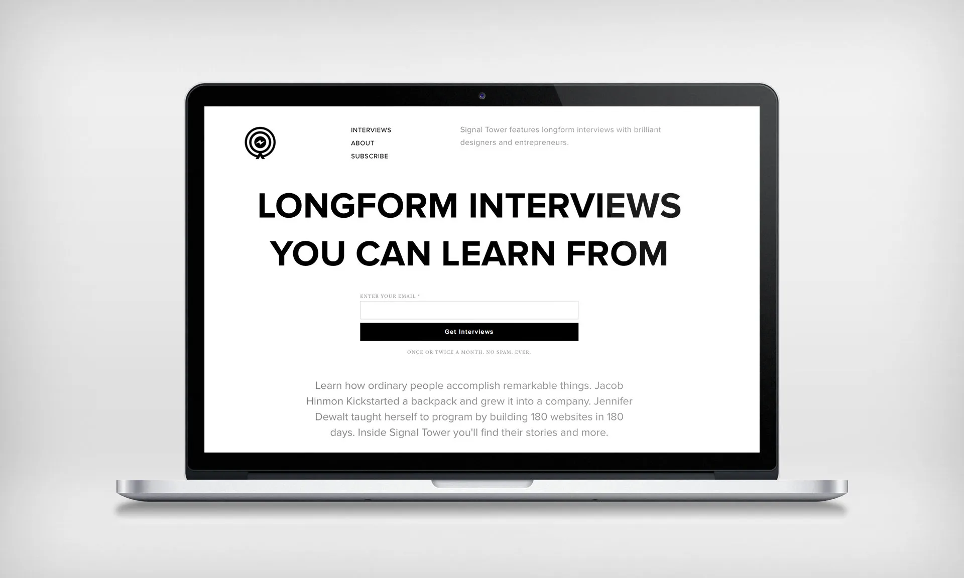 Signal Tower Home Macbook