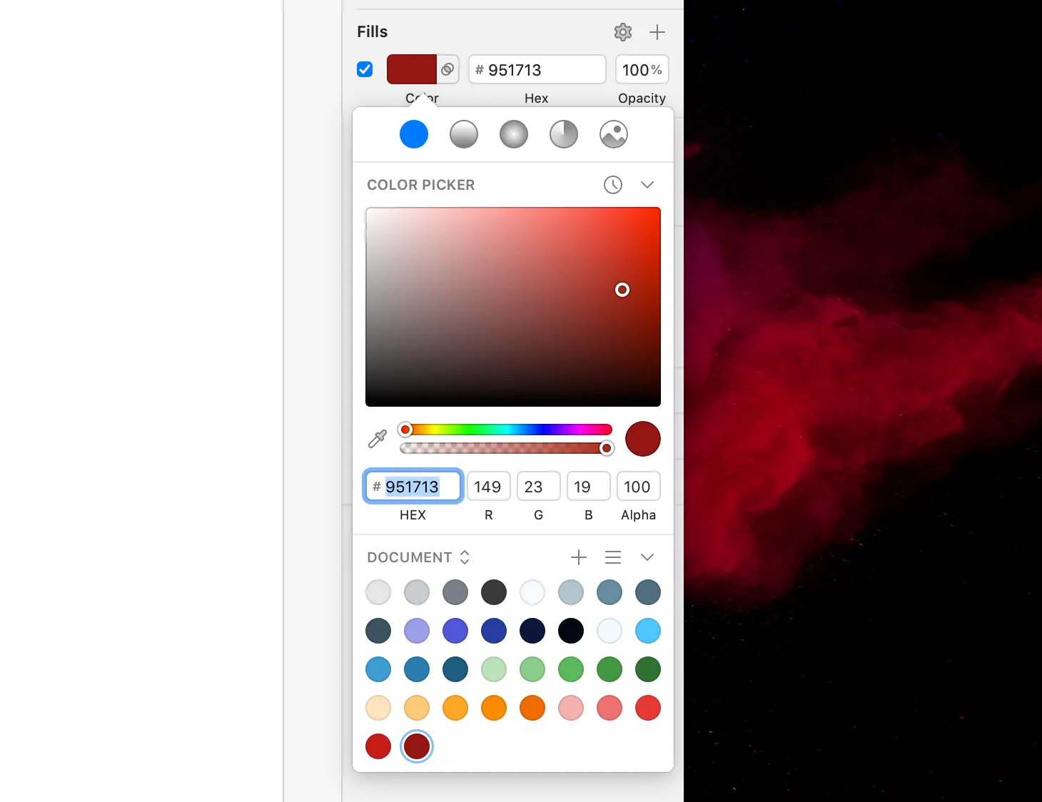 Sketch Color Palette Unorganized