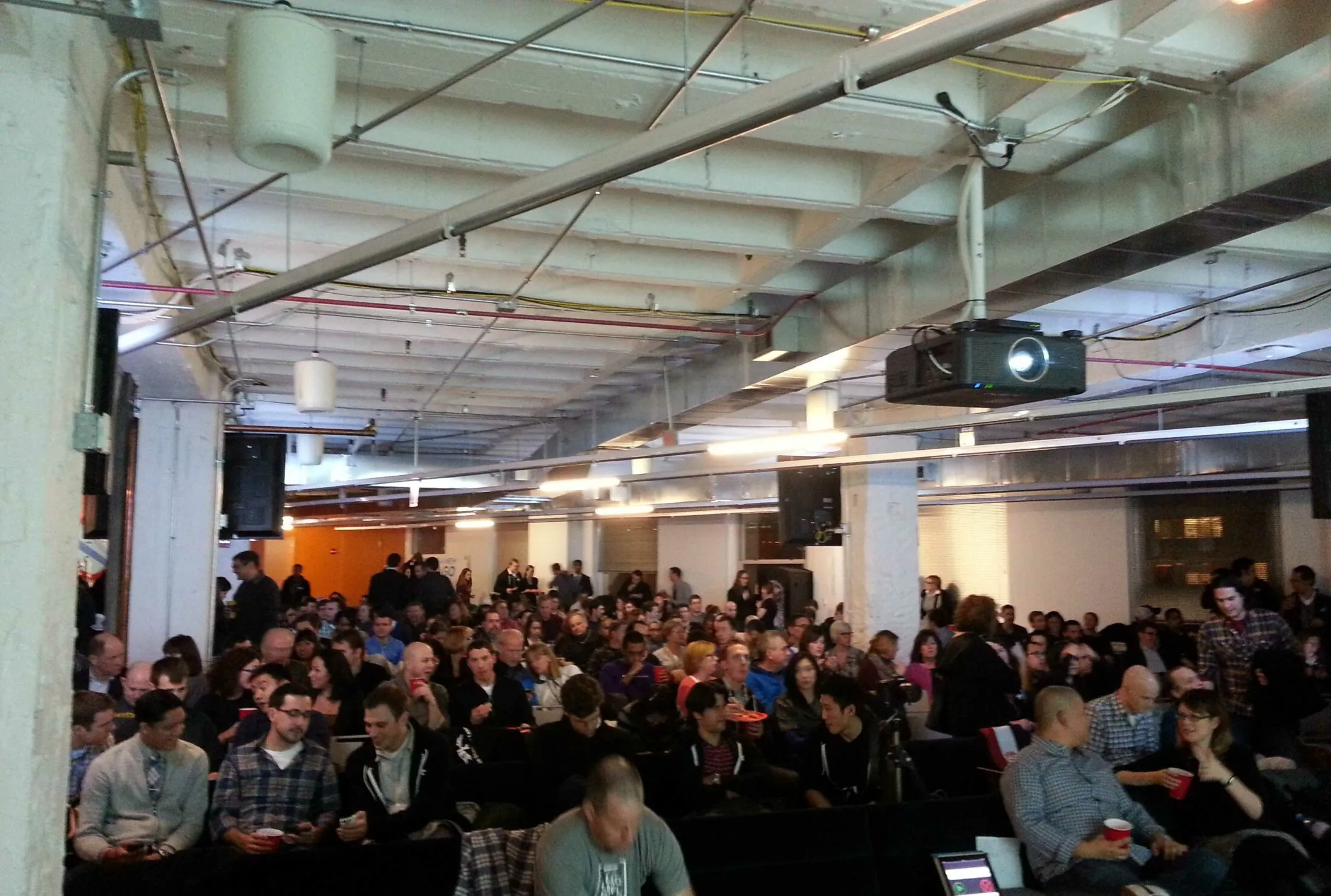 The Starter League demo day audience.
