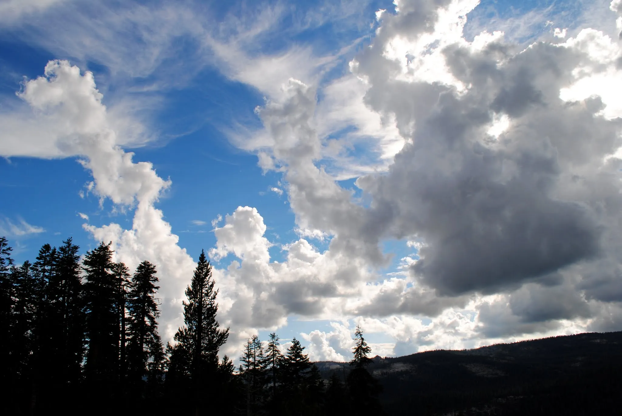 Detailed cloud formations.