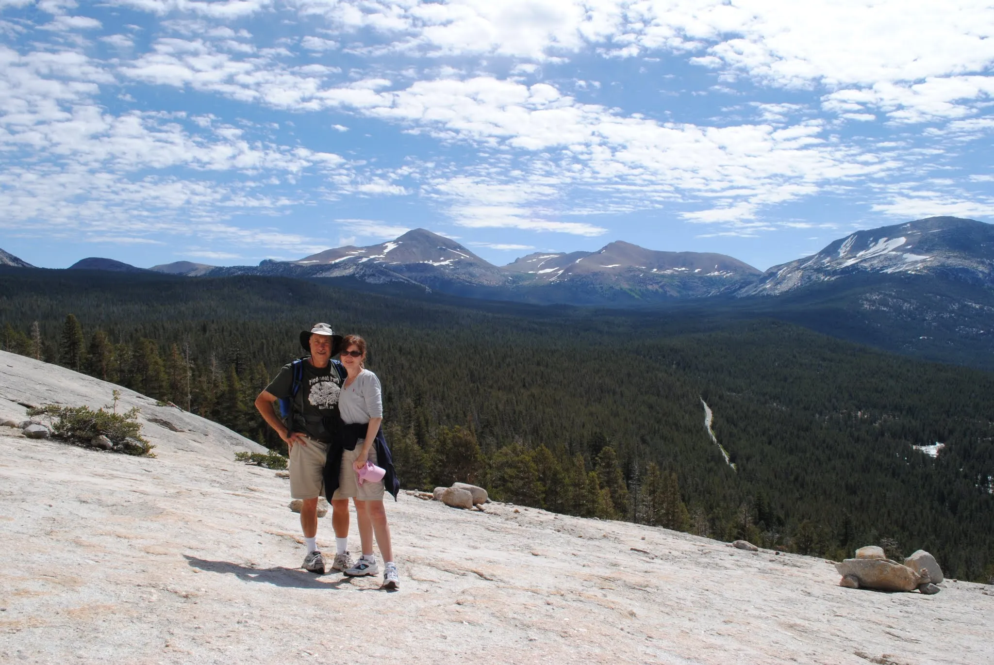 Mom and Dad on top of Lembert Dome.