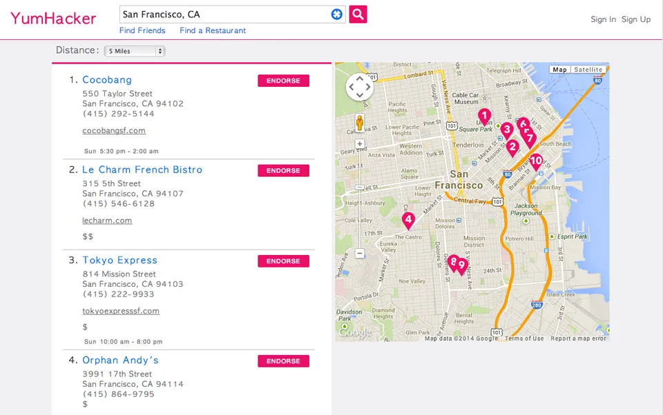 YumHacker Screenshot