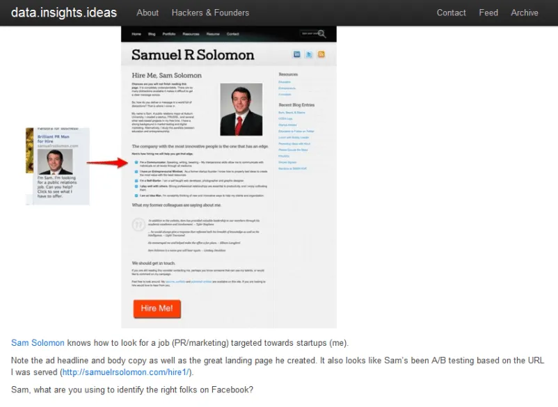 Dave Ambrose Facebook Job Ad