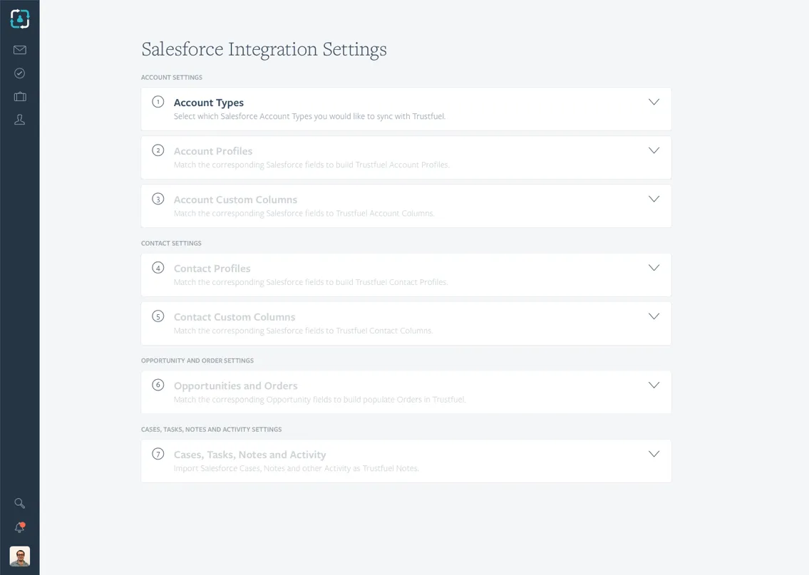 Trustfuel Disabled Settings