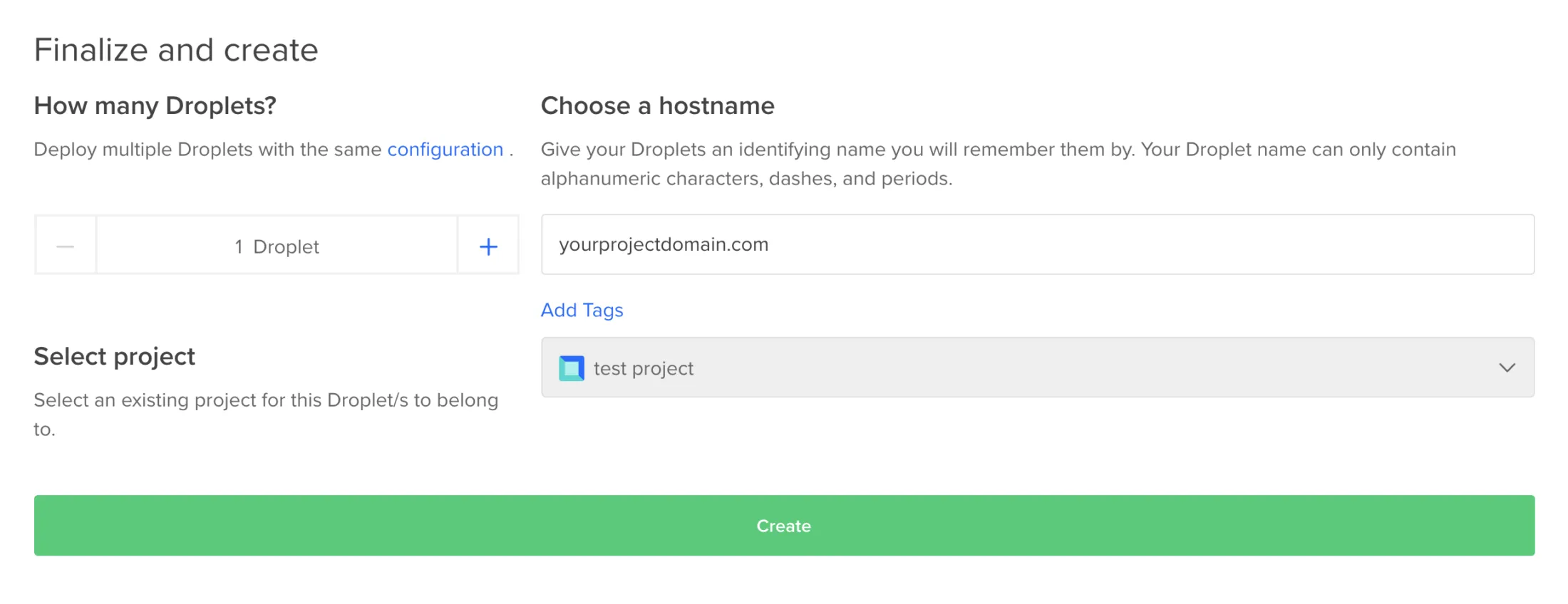 finalize dicourse app on digital ocean