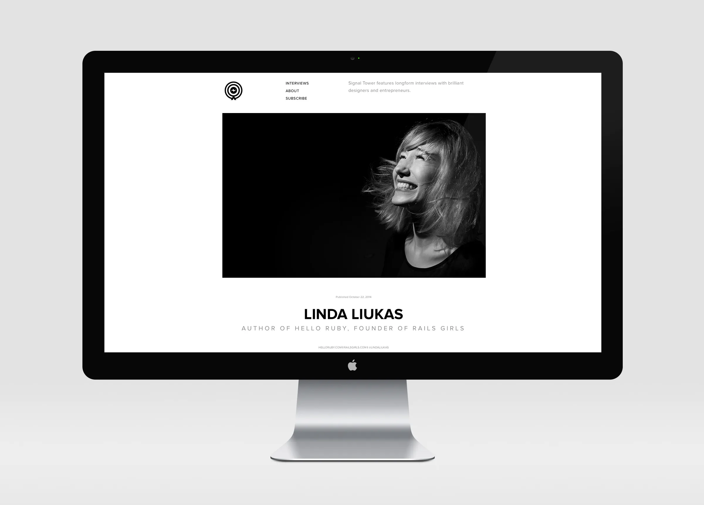 Linda Liukas Signal Tower Display