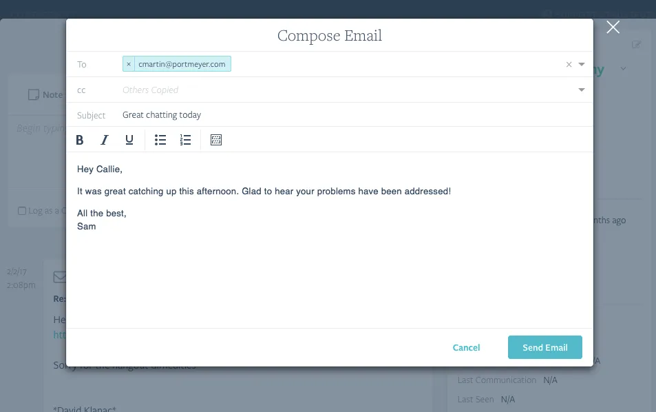 Compose Modal Final