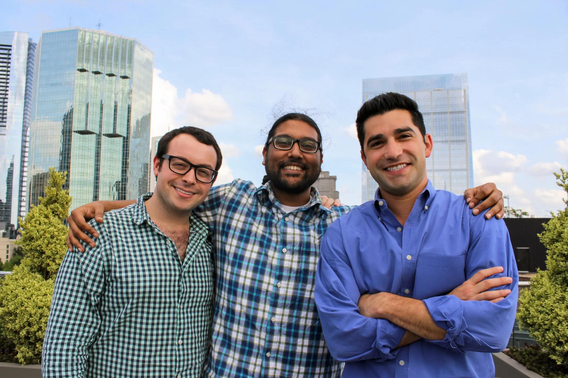 SidePrize founders Sam Solomon, Tareq Dwola and Adam Wexler
