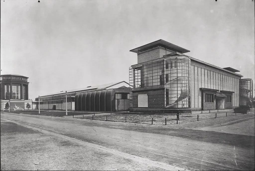 Exploring Bauhaus: W. Gropius and A. Meyer, Factory and Office Building for Werkbund Exhibition, 1914.